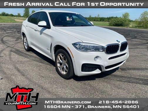 Mineral White Metallic 2019 BMW X6 xDrive35i