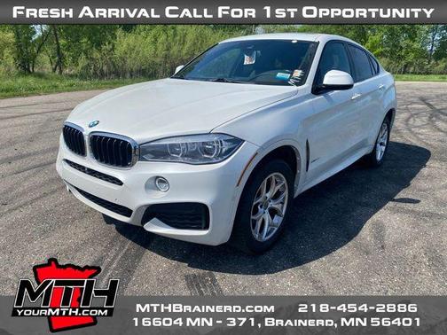 Mineral White Metallic 2019 BMW X6 xDrive35i