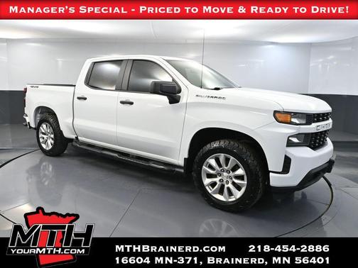 Summit White 2020 Chevrolet Silverado 1500 Custom