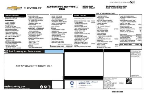 2020 Chevrolet Silverado 2500 LTZ