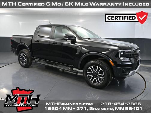 SHADOW BLACK 2024 Ford Ranger LARIAT