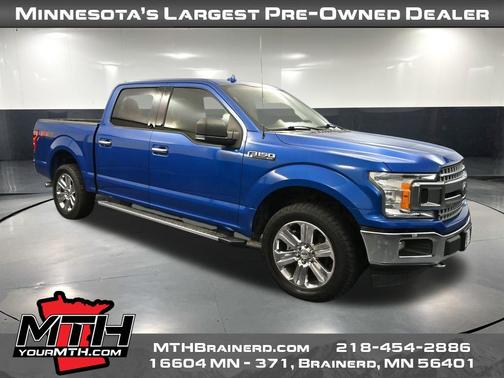 LIGHTNING BLUE 2018 Ford F-150 XLT