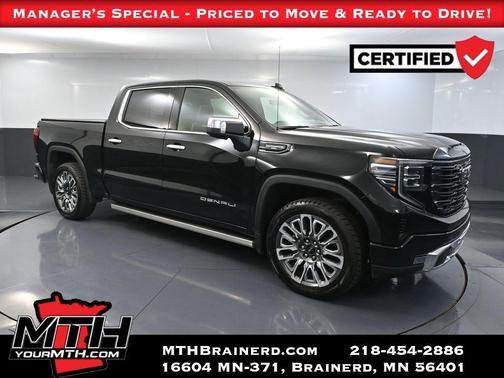 Onyx Black 2024 GMC Sierra 1500 Denali Ultimate