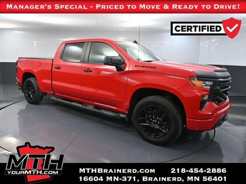 Red Hot 2024 Chevrolet Silverado 1500 Custom