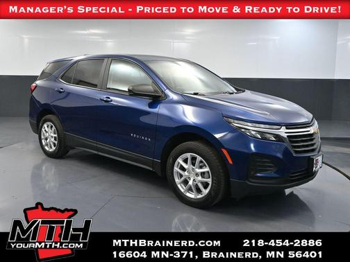 Blue Glow Metallic 2022 Chevrolet Equinox LS