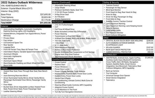 2022 Subaru Outback Wilderness