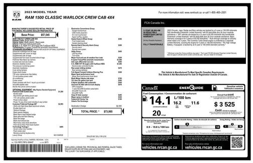2023 RAM 1500 Classic SLT