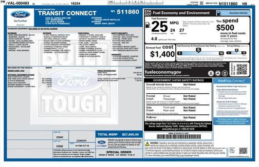 2022 Ford Transit Connect XL Cargo Van