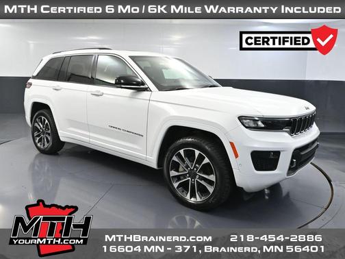 Bright White 2023 Jeep Grand Cherokee Overland