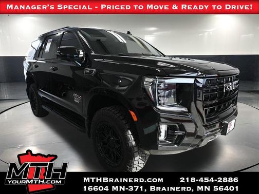 Onyx Black 2022 GMC Yukon AT4