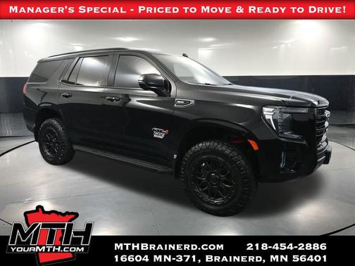 Onyx Black 2022 GMC Yukon AT4