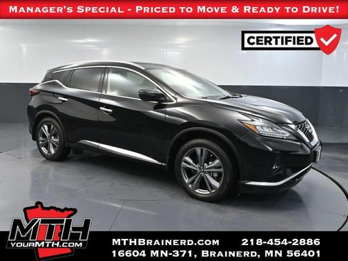 Super Black 2024 Nissan Murano Platinum Intelligent AWD