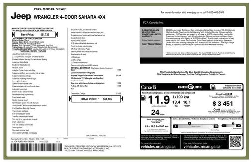 2024 Jeep Wrangler 4-Door Sahara