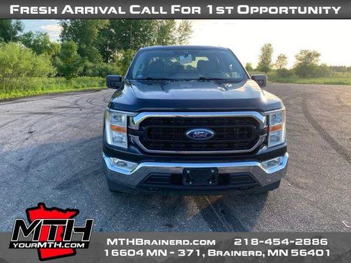 Antimatter Blue Metallic 2022 Ford F-150 XLT