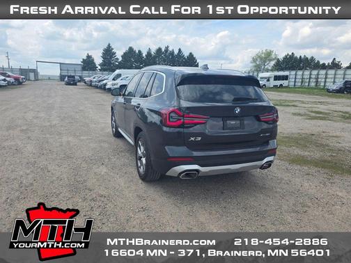 Dark Graphite Metallic 2023 BMW X3 xDrive30i