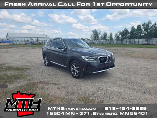 Dark Graphite Metallic 2023 BMW X3 xDrive30i