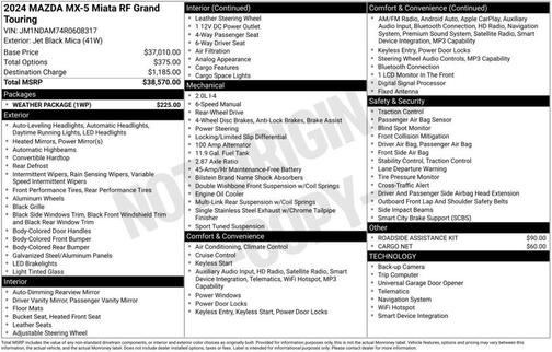 2024 Mazda MX-5 Miata RF Grand Touring