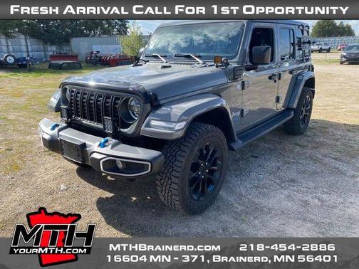 Sting-Gray Clearcoat 2022 Jeep Wrangler Unlimited 4xe Sahara