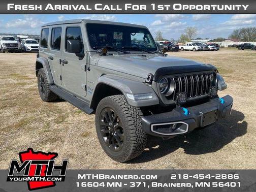 Sting-Gray Clearcoat 2022 Jeep Wrangler Unlimited 4xe Sahara