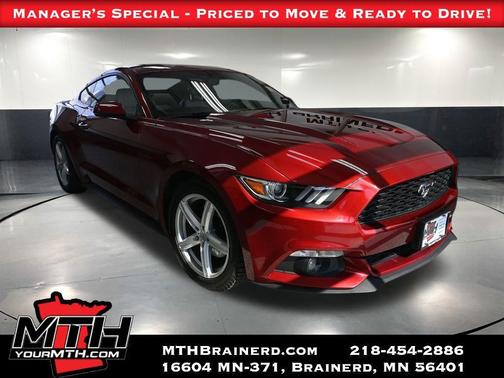 RUBY RED METALLIC TINTED CC 2015 Ford Mustang EcoBoost Premium