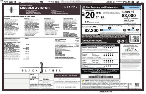 2023 Lincoln Aviator Black Label AWD