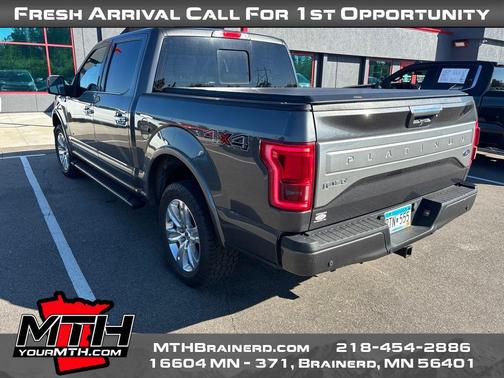 Magnetic Metallic 2015 Ford F-150 Platinum