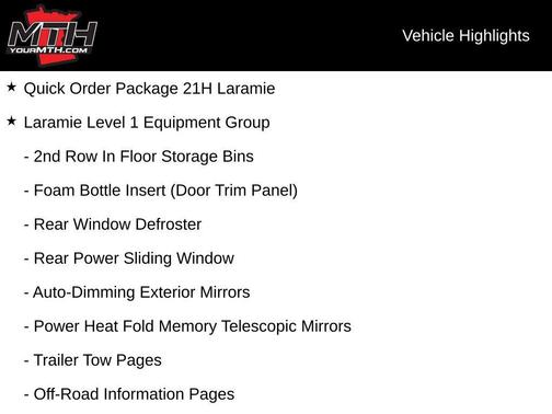 2024 RAM 3500 Laramie Crew Cab 4x4 8' Box