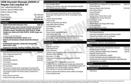 2008 Chevrolet Silverado 3500 LT