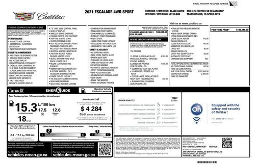 2021 Cadillac Escalade Sport