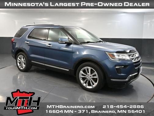 BLUE METALLIC 2018 Ford Explorer Limited