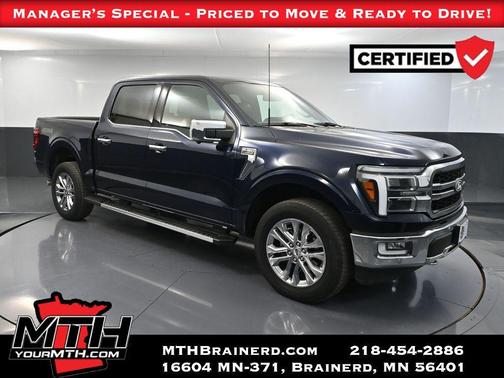 ANTIMATTER BLUE METALLIC 2024 Ford F-150 Lariat