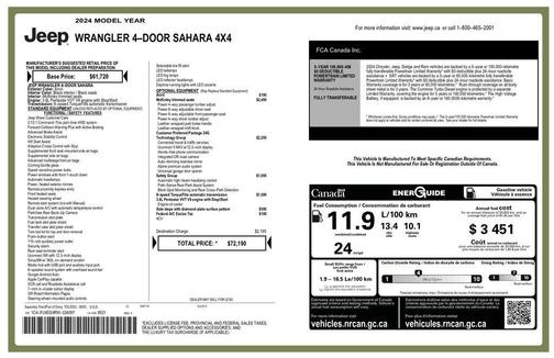 Anvil 2024 Jeep Wrangler 4-Door Sahara