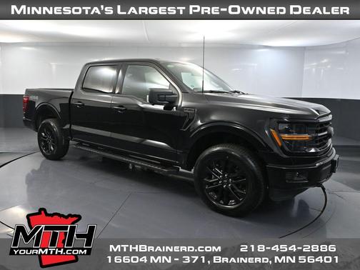 AGATE BLACK METALLIC 2024 Ford F-150 XLT