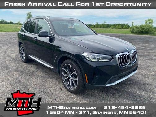 Black Sapphire Metallic 2023 BMW X3 xDrive30i