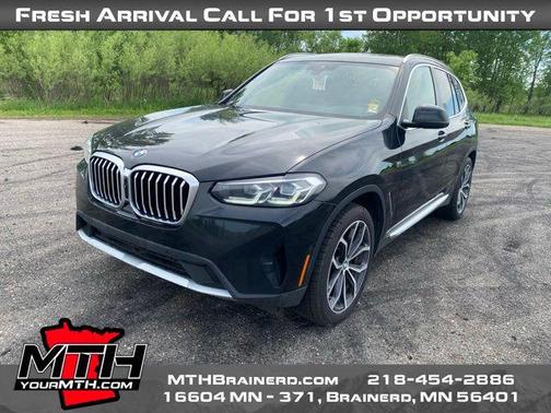 Black Sapphire Metallic 2023 BMW X3 xDrive30i