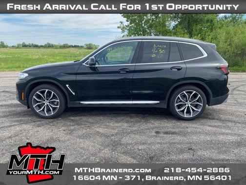 Black Sapphire Metallic 2023 BMW X3 xDrive30i