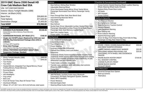 2019 GMC Sierra 2500 Denali