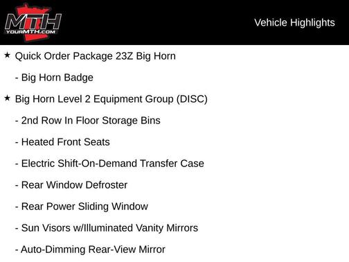 Bright White 2023 RAM 1500 Big Horn/Lone Star