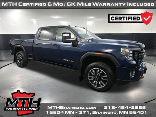 Pacific Blue Metallic 2022 GMC Sierra 3500 AT4