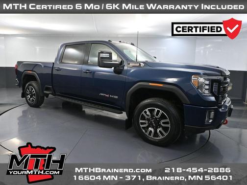 Pacific Blue Metallic 2022 GMC Sierra 3500 AT4