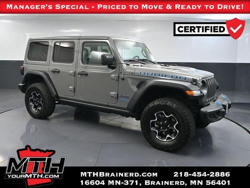 Sting-Gray Clearcoat 2022 Jeep Wrangler Unlimited 4xe Rubicon