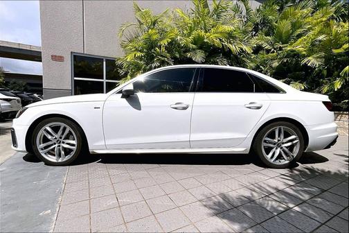White 2022 Audi A4 45 S line Premium Plus