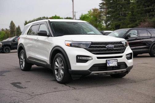 White Metallic 2023 Ford Explorer XLT