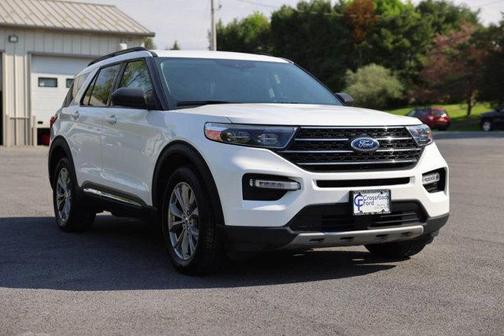 White Metallic 2024 Ford Explorer XLT