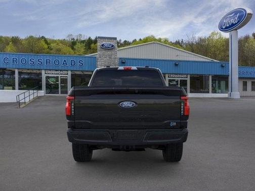 Agate Black Metallic 2025 Ford F-150 Lightning Flash