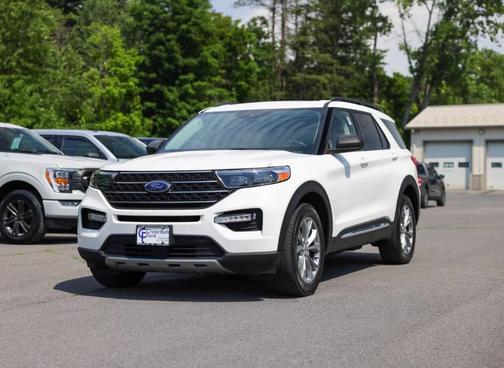 White Metallic 2023 Ford Explorer XLT