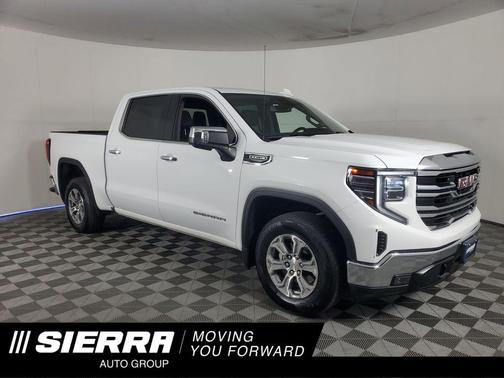 Summit White 2025 GMC Sierra 1500 SLT