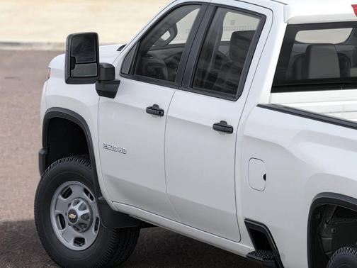 Summit White 2026 Chevrolet Silverado 2500 Crew Cab, Long Bed, WT, RWD