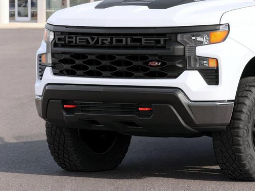 Summit White 2026 Chevrolet Silverado 1500 Custom Trail Boss