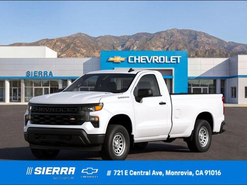 Summit White 2026 Chevrolet Silverado 1500 WT
